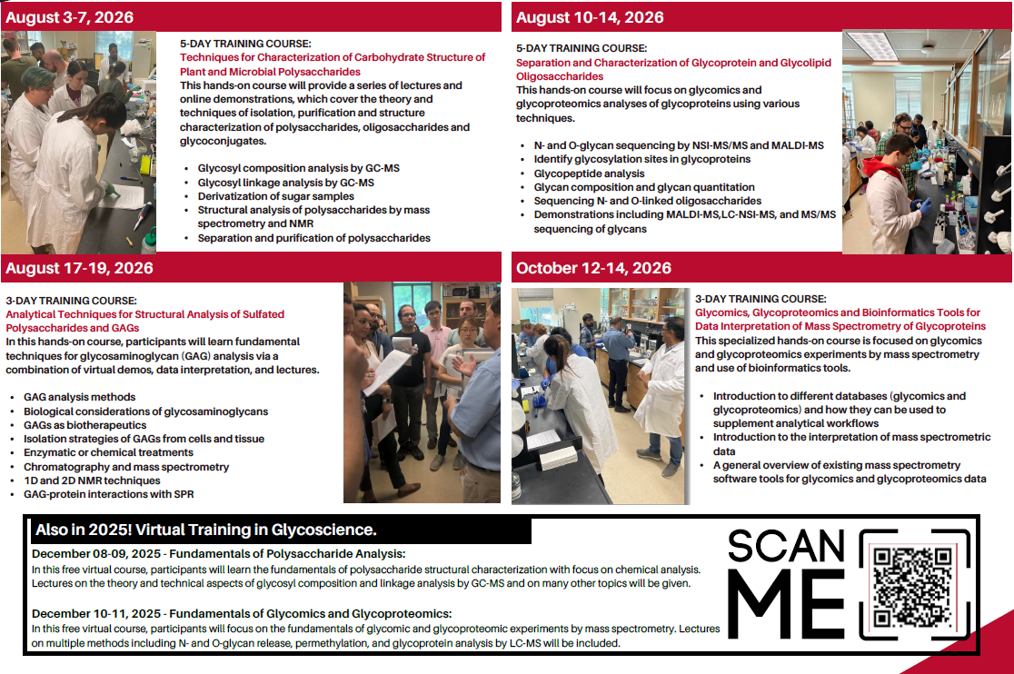 Brochure with pictures from the courses